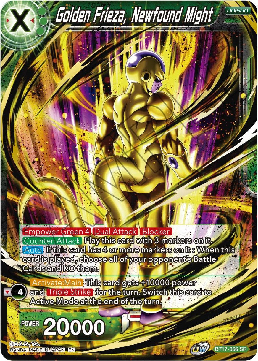 Image for Golden Frieza, Newfound Might (BT17-066) (DBS-B17) - Dragon Ball Super: Masters