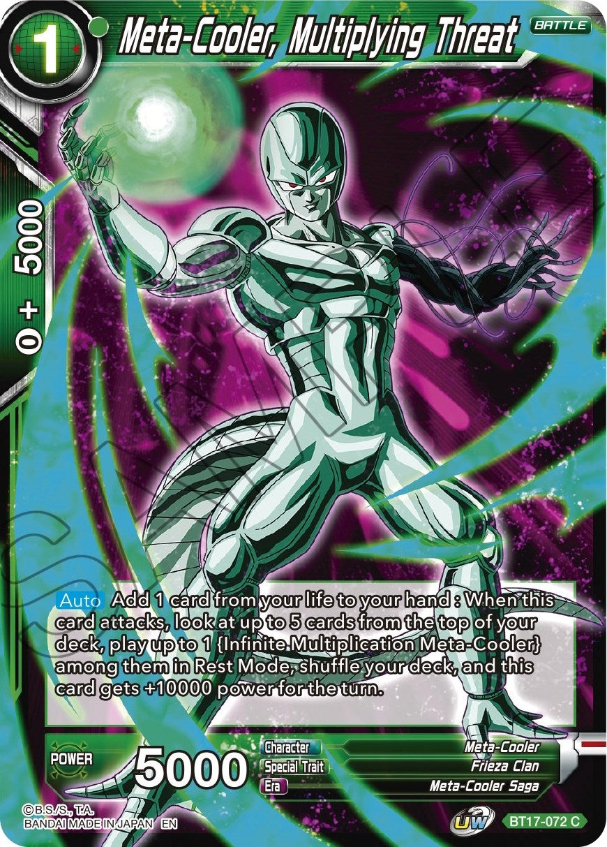 Image for Meta-Cooler, Multiplying Threat (BT17-072) (DBS-B17) - Dragon Ball Super: Masters