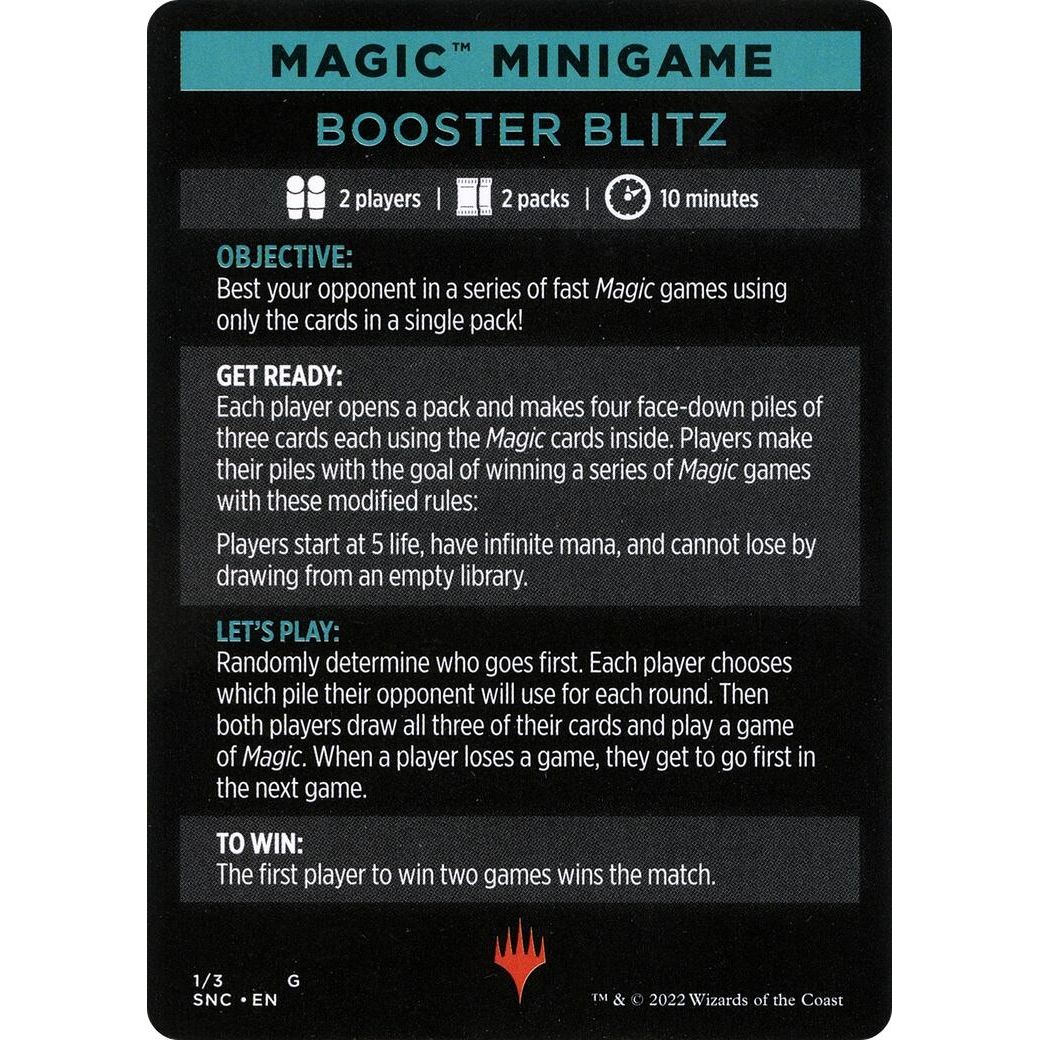 Image for Magic Minigame: Booster Blitz (1) (SNC) - Magic: The Gathering