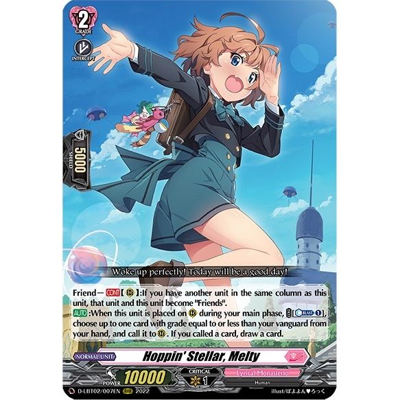 Image for Hoppin' Stellar, Melty (D-LBT02/007EN) (D-LBT02) - Cardfight Vanguard