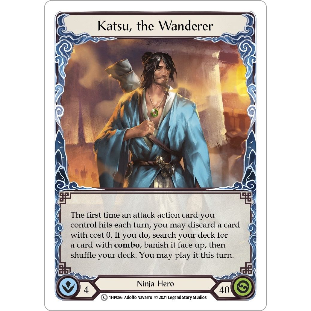 Image for Katsu, the Wanderer (1HP086) (1HP) - Flesh and Blood TCG