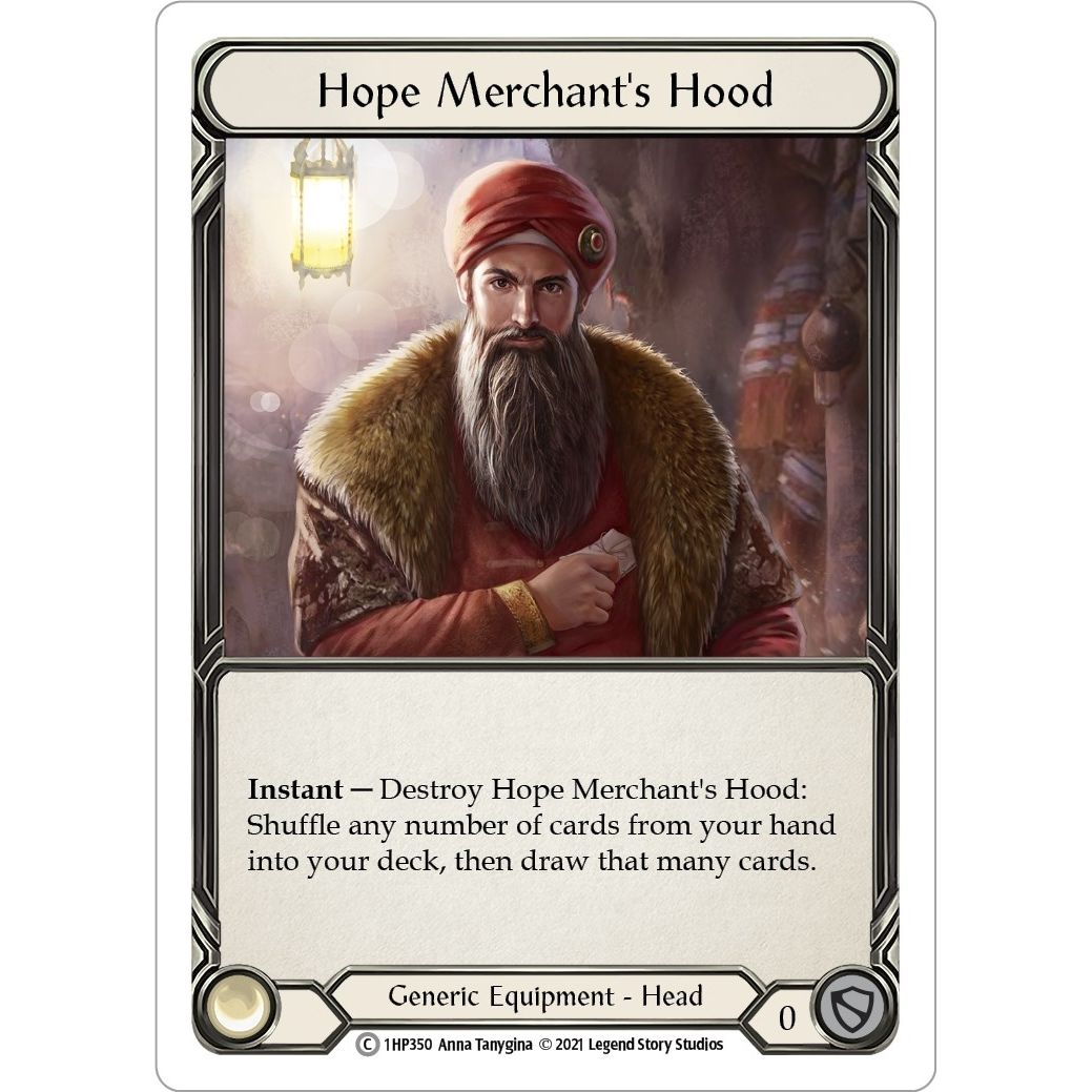 Image for Hope Merchant's Hood (1HP350) (1HP) - Flesh and Blood TCG
