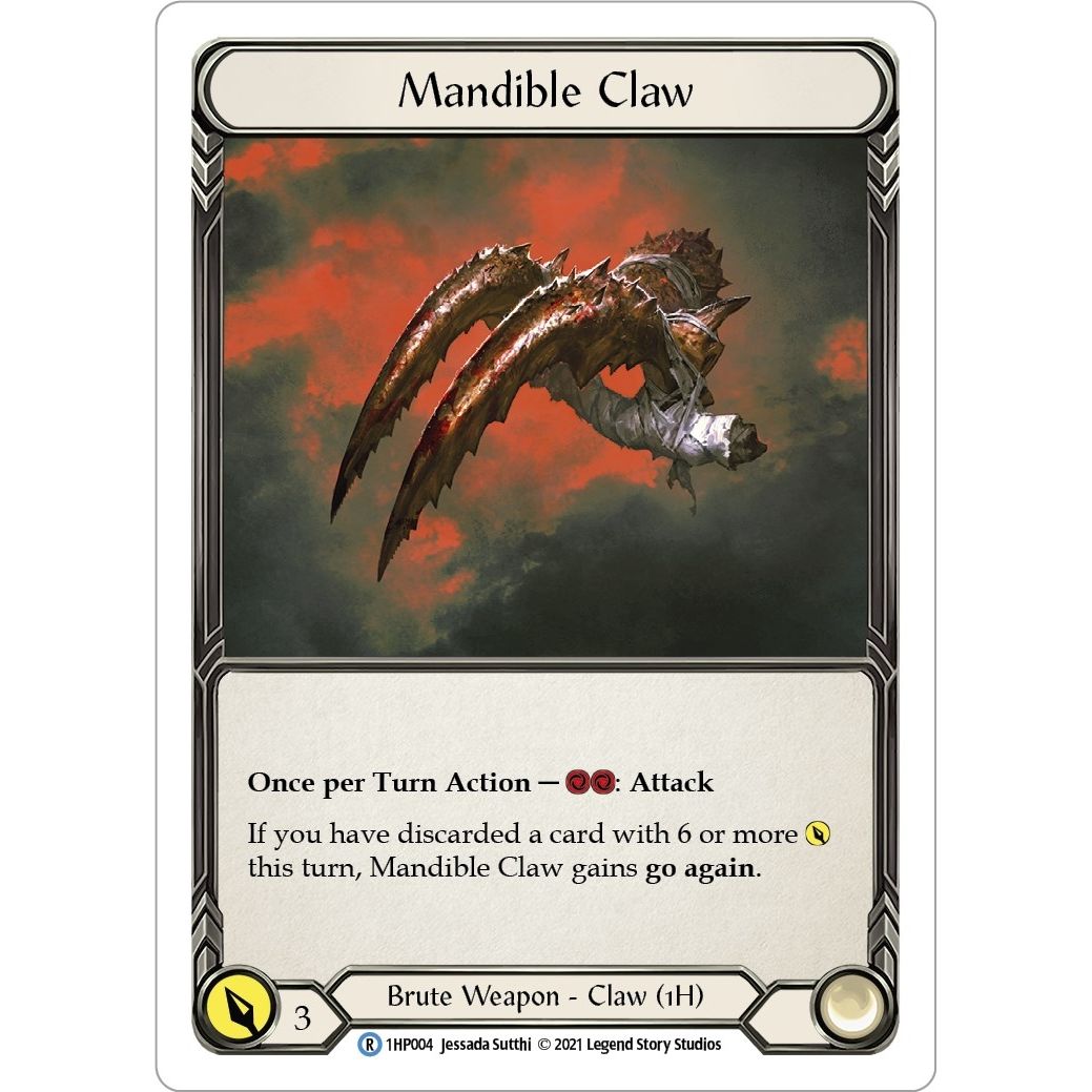Image for Mandible Claw (1HP004) (1HP004) (1HP) - Flesh and Blood TCG