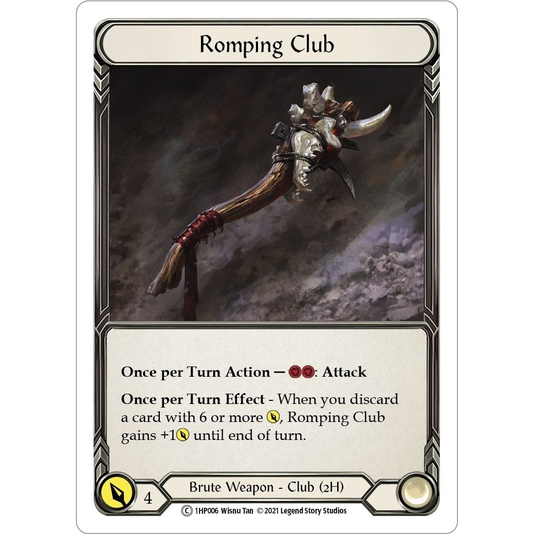 Image for Romping Club (1HP006) (1HP) - Flesh and Blood TCG