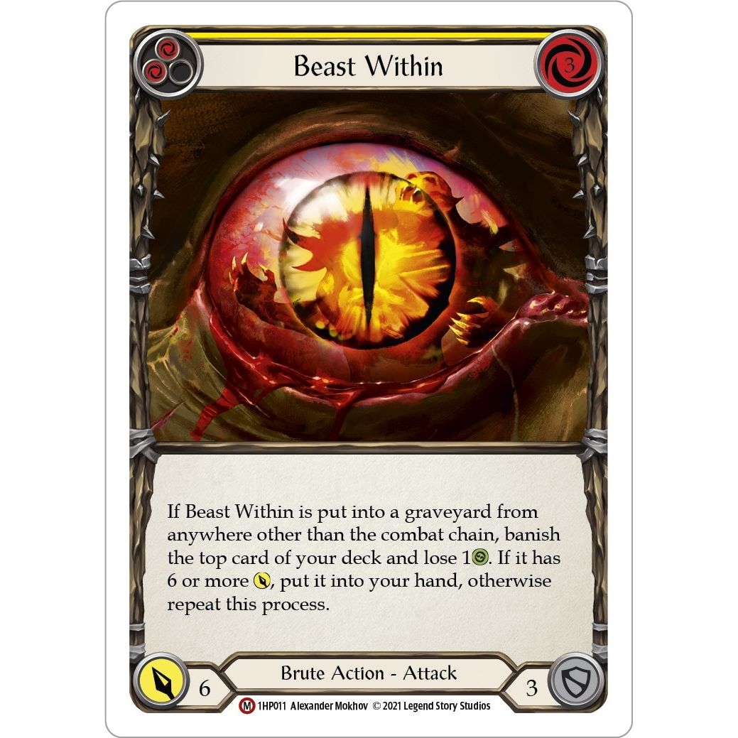 Image for Beast Within (1HP011) (1HP) - Flesh and Blood TCG