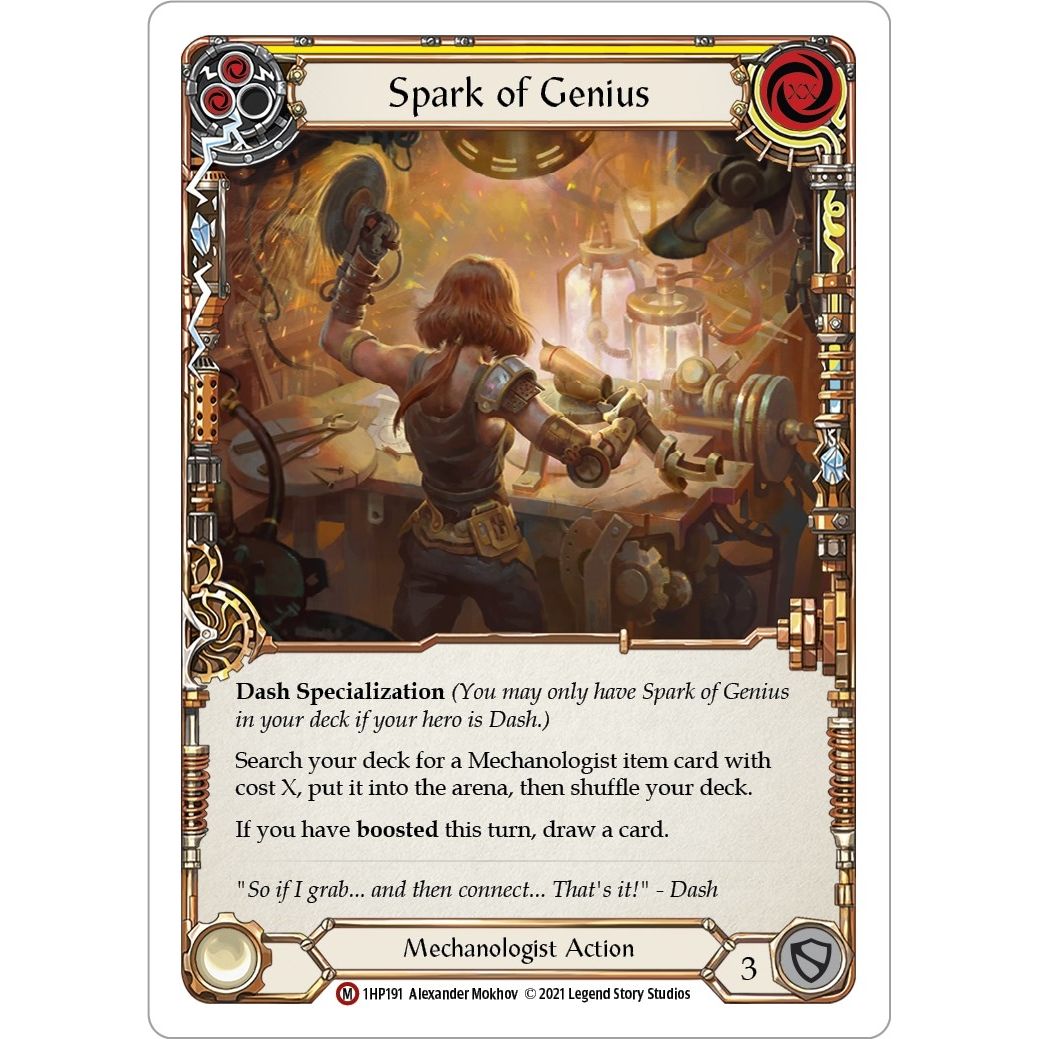 Image for Spark of Genius (1HP191) (1HP) - Flesh and Blood TCG