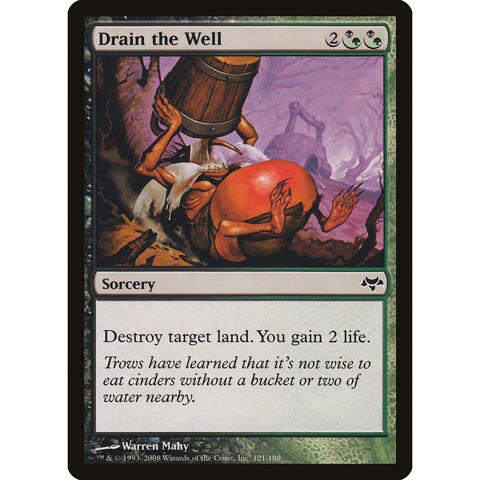 Image for Drain the Well (121) (EVE) - Magic: The Gathering