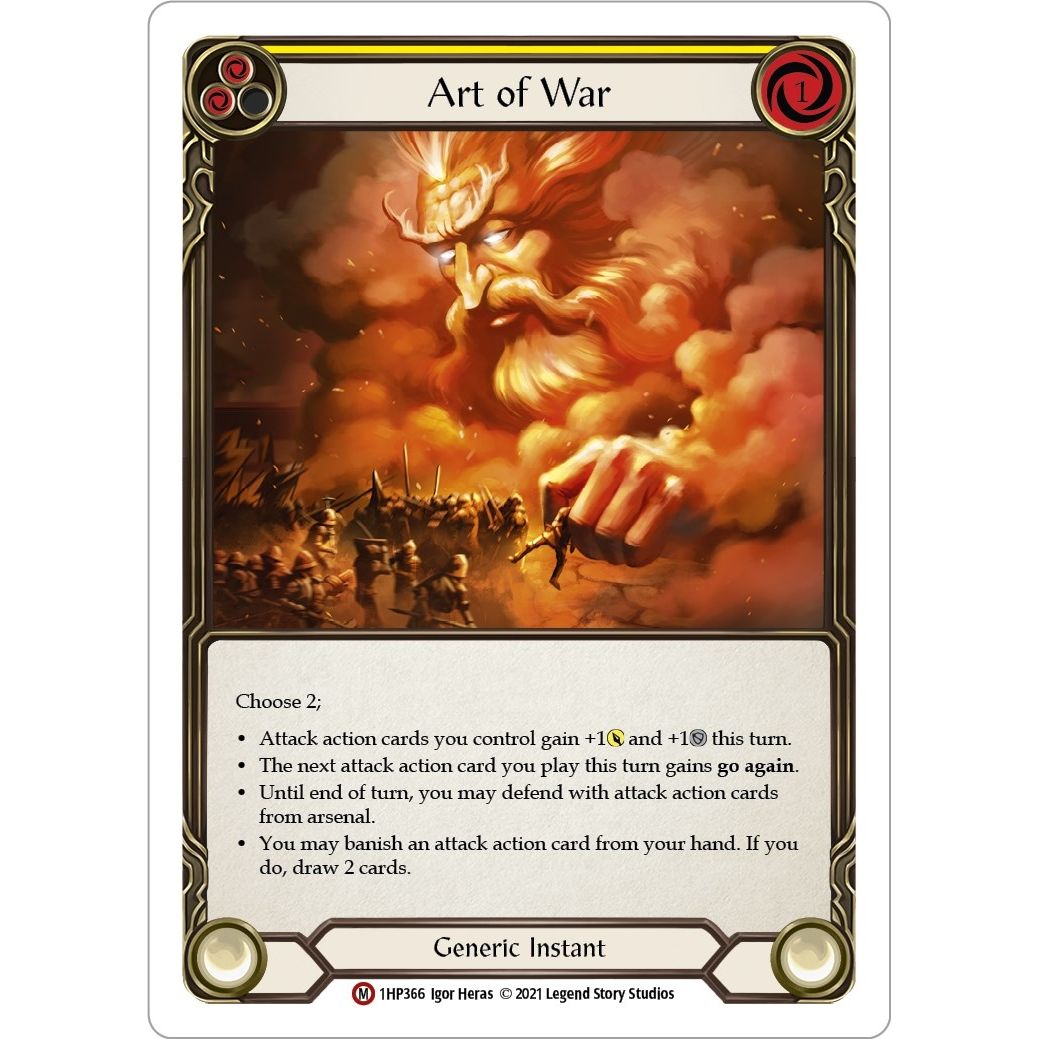 Image for Art of War (1HP366) (1HP) - Flesh and Blood TCG