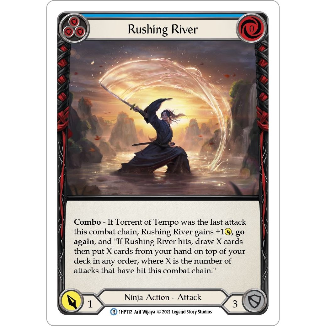 Image for Rushing River (Blue) (1HP112) (1HP) - Flesh and Blood TCG