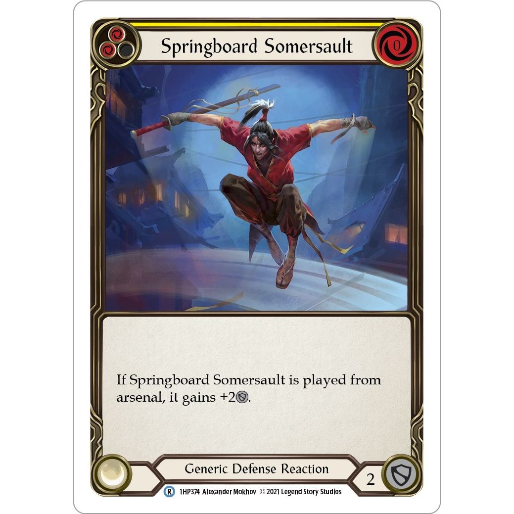 Image for Springboard Somersault (1HP374) (1HP) - Flesh and Blood TCG