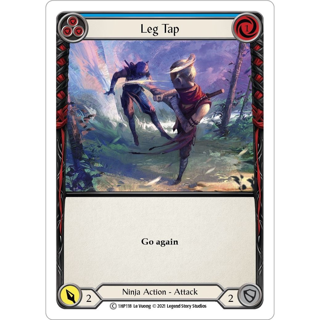 Image for Leg Tap (Blue) (1HP118) (1HP) - Flesh and Blood TCG