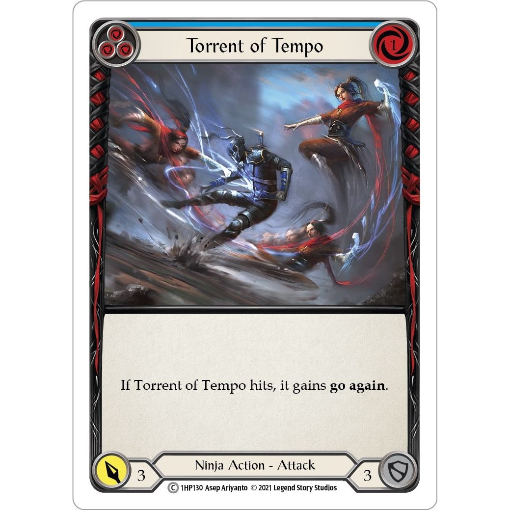 Image for Torrent of Tempo (Blue) (1HP130) (1HP) - Flesh and Blood TCG