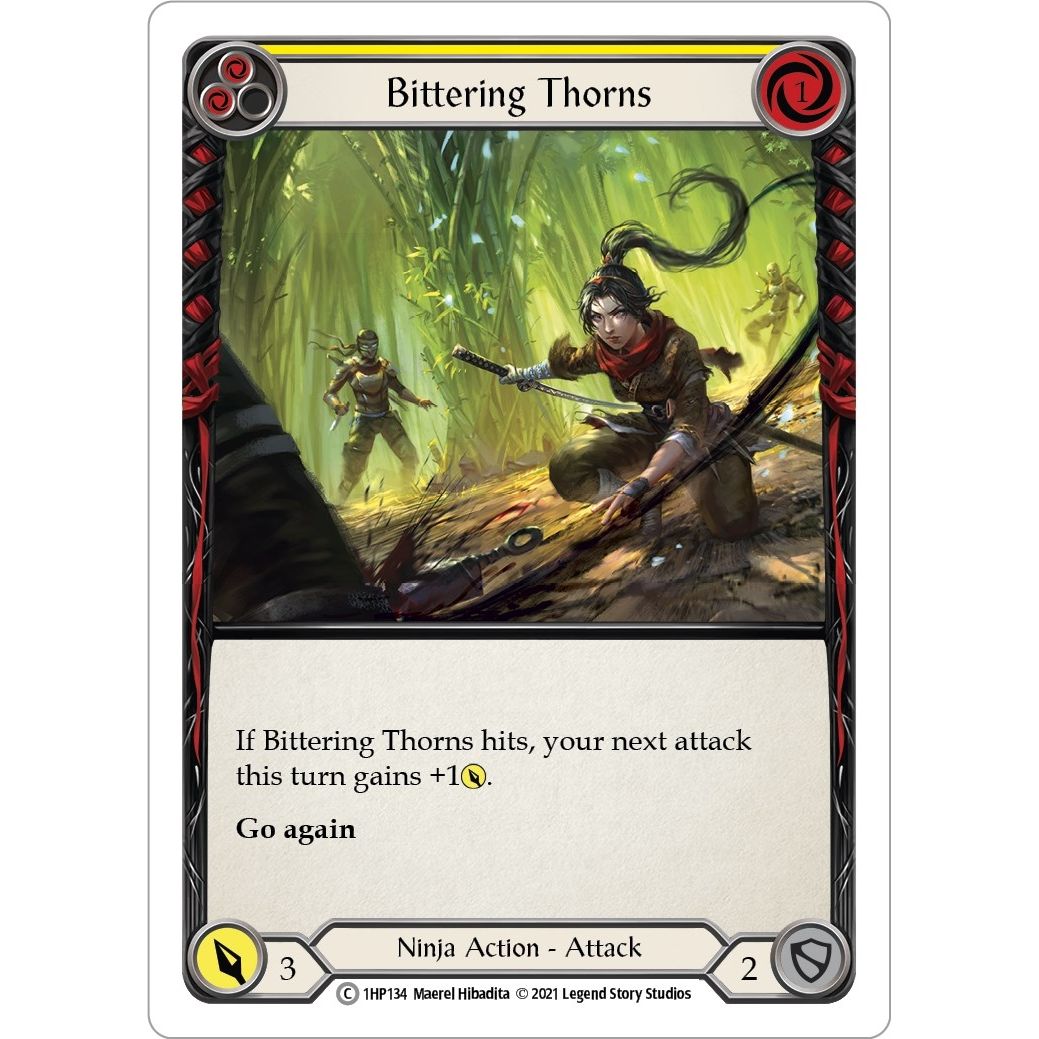 Image for Bittering Thorns (1HP134) (1HP) - Flesh and Blood TCG