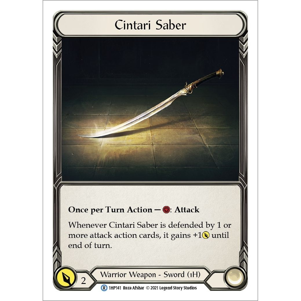 Image for Cintari Saber (1HP141) (1HP141) (1HP) - Flesh and Blood TCG