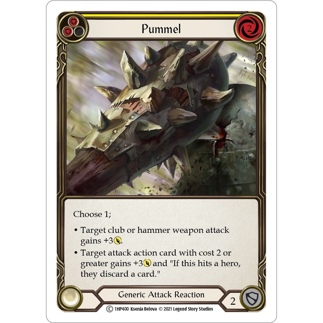 Image for Pummel (Yellow) (1HP400) (1HP) - Flesh and Blood TCG