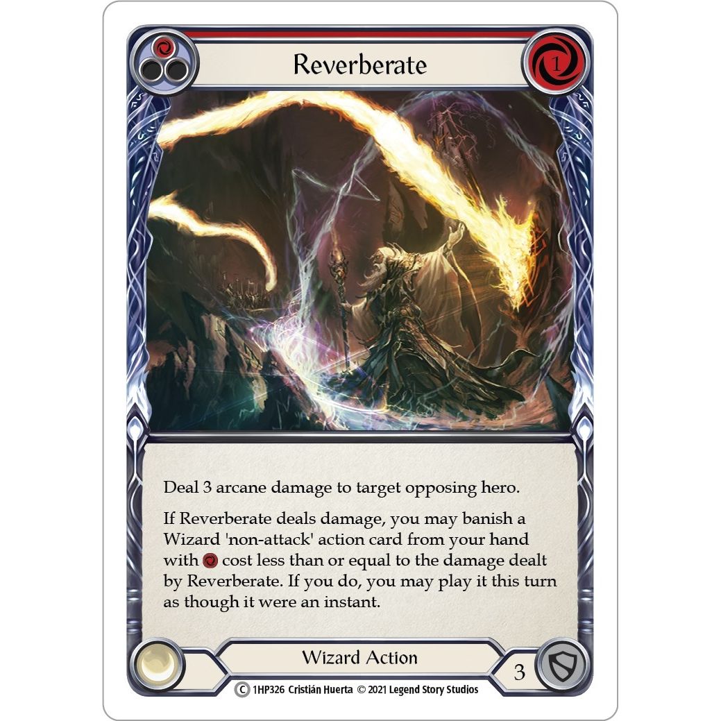 Image for Reverberate (Red) (1HP326) (1HP) - Flesh and Blood TCG