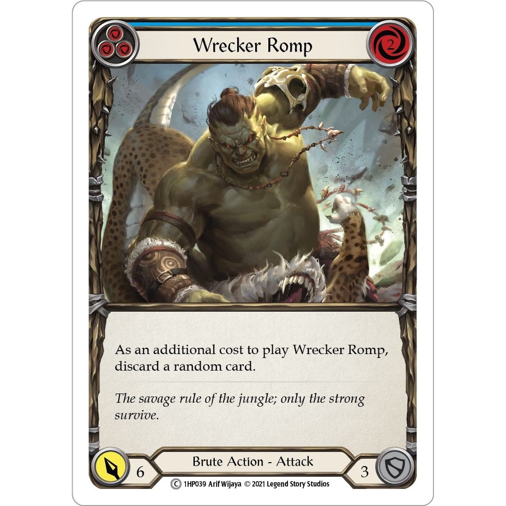 Image for Wrecker Romp (Blue) (1HP039) (1HP) - Flesh and Blood TCG