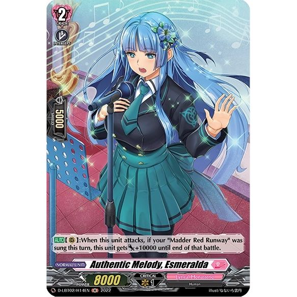 Image for Authentic Melody, Esmeralda (Holo) (D-LBT02/H14EN) (D-LBT02) - Cardfight Vanguard