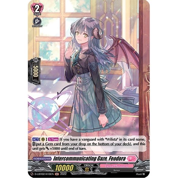 Image for Intercommunicating Gaze, Feodora (Holo) (D-LBT02/H18EN) (D-LBT02) - Cardfight Vanguard