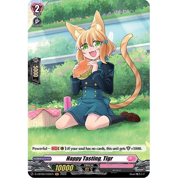 Image for Happy Tasting, Tigr (Holo) (D-LBT02/H30EN) (D-LBT02) - Cardfight Vanguard