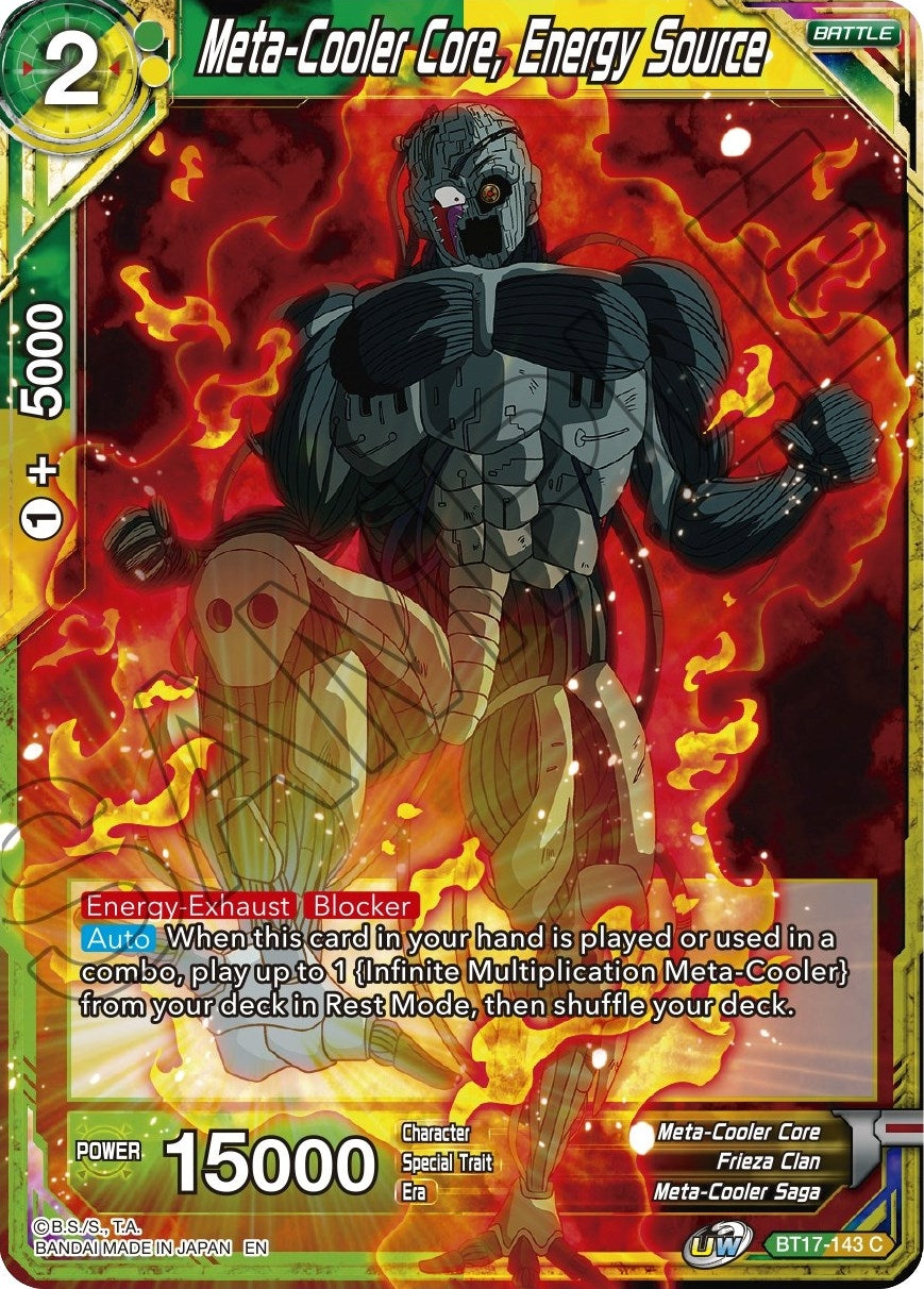 Image for Meta-Cooler Core, Energy Source (BT17-143) (DBS-B17) - Dragon Ball Super: Masters