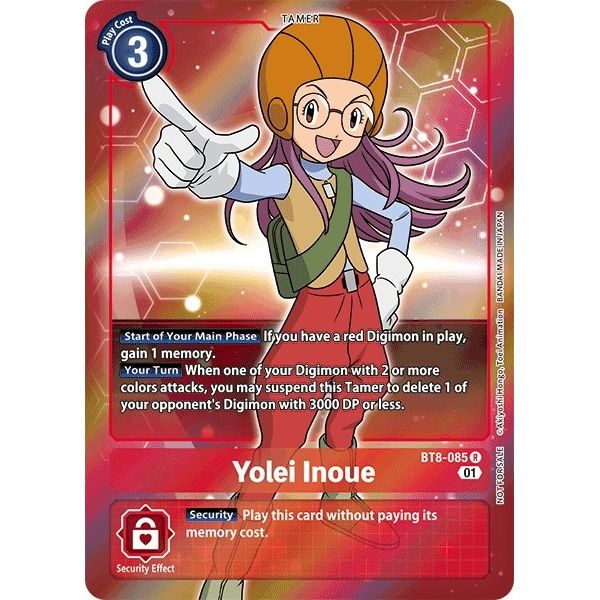 Image for Yolei Inoue (Box Topper) (BT8-085 R) (BT08) - Digimon Card Game