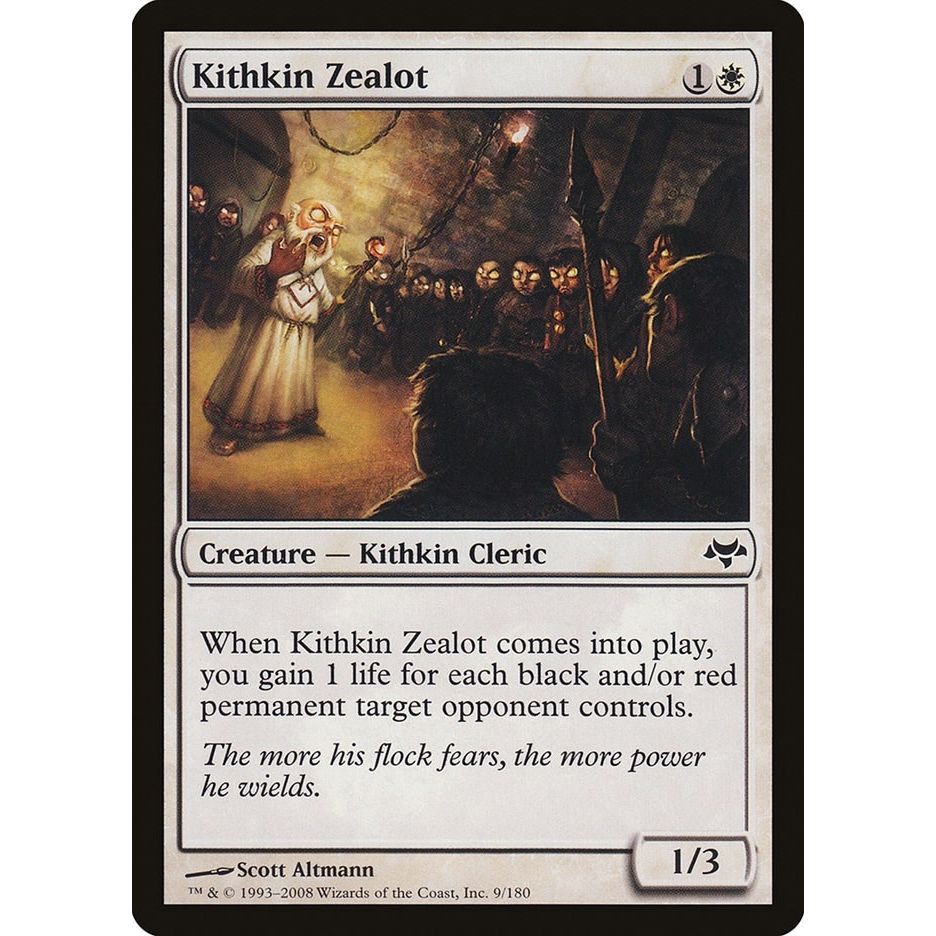 Image for Kithkin Zealot (9) (EVE) - Magic: The Gathering