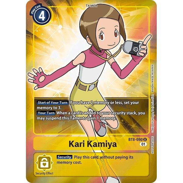 Image for Kari Kamiya (Box Topper) (BT8-090 U) (BT08) - Digimon Card Game