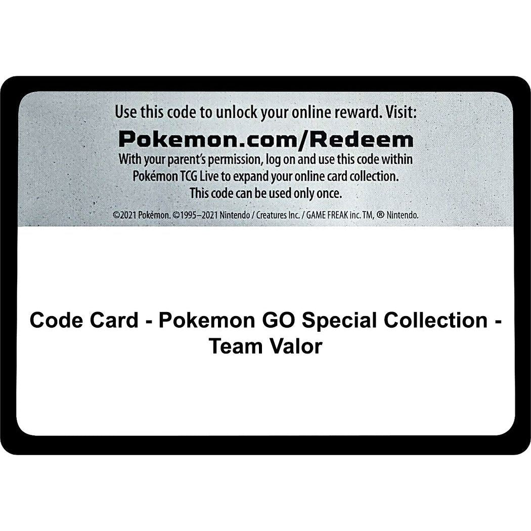 Image for Code Card - Pokemon GO Special Collection - Team Valor (PGO) - Pokemon