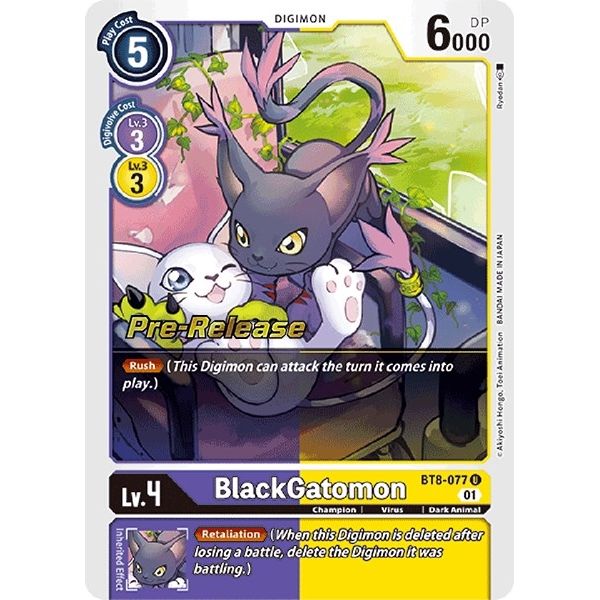 Image for BlackGatomon (BT8-077 U) (BT08_PR) - Digimon Card Game
