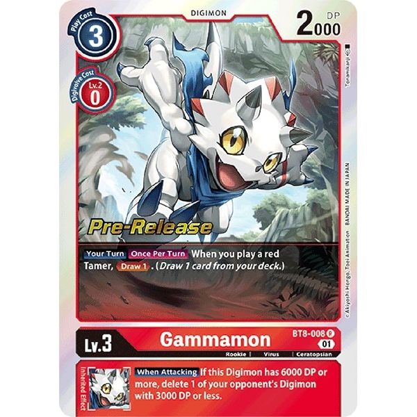 Image for Gammamon (BT8-008 R) (BT08_PR) - Digimon Card Game