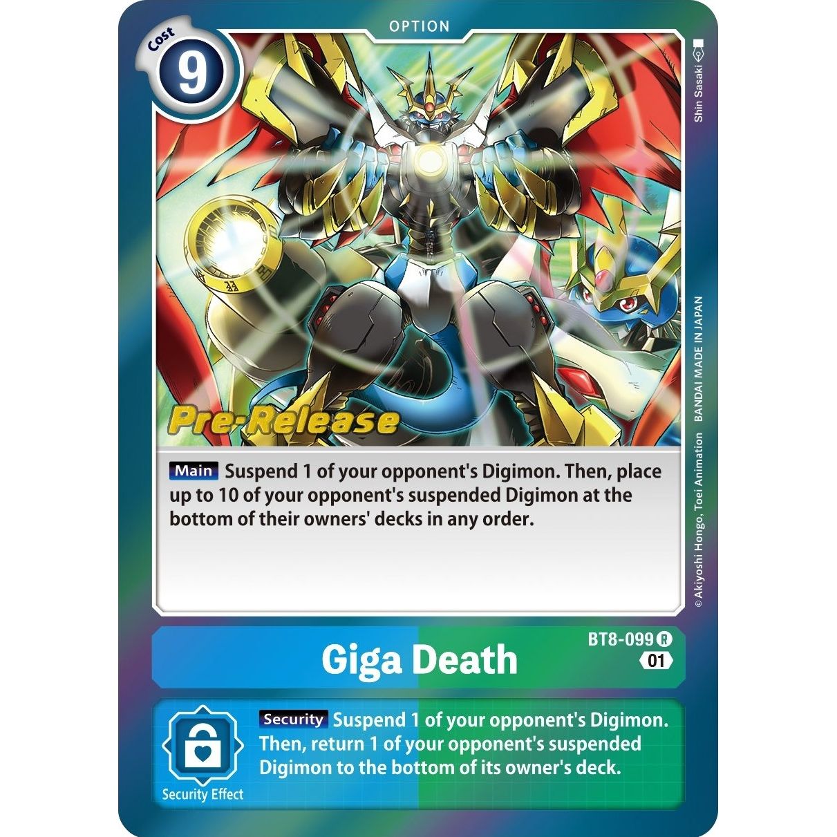 Image for Giga Death (BT8-099 R) (BT08_PR) - Digimon Card Game