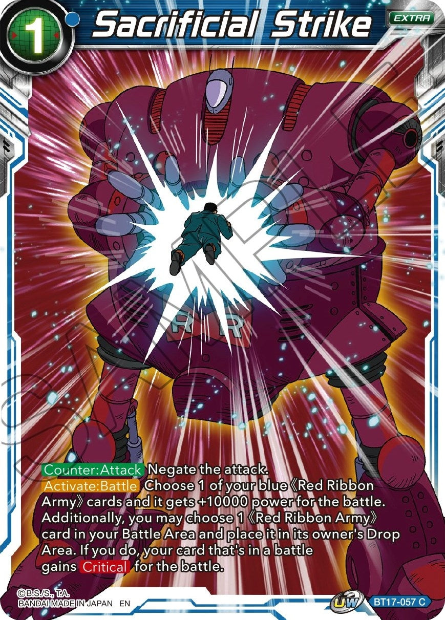 Image for Sacrificial Strike (BT17-057) (DBS-B17) - Dragon Ball Super: Masters