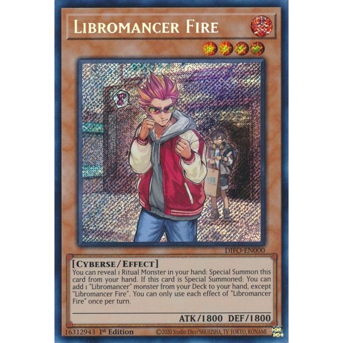 Image for Libromancer Fire (DIFO-EN000) (DIFO) - YuGiOh