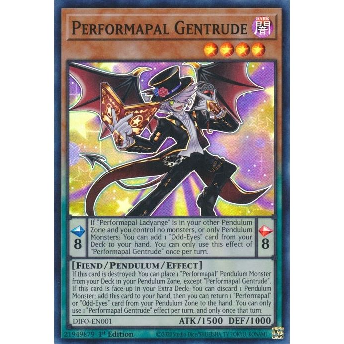 Image for Performapal Gentrude (DIFO-EN001) (DIFO) - YuGiOh
