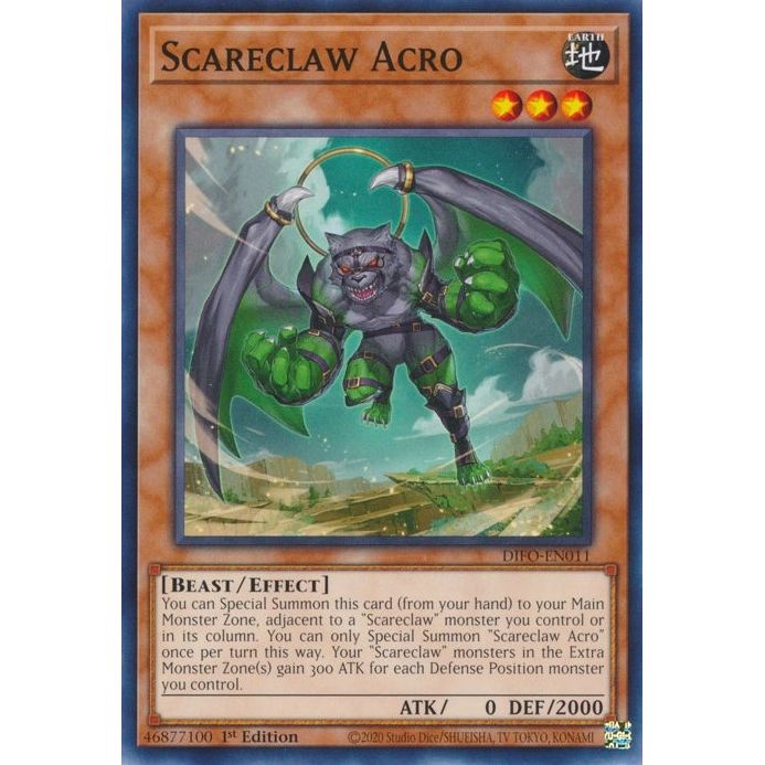 Image for Scareclaw Acro (DIFO-EN011) (DIFO) - YuGiOh