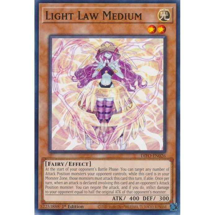 Image for Light Law Medium (DIFO-EN026) (DIFO) - YuGiOh