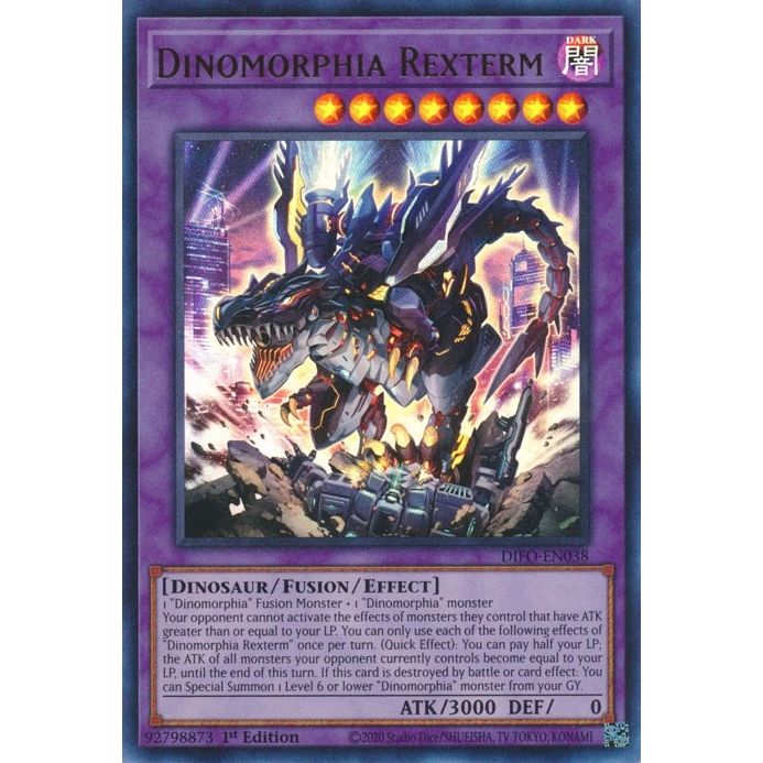 Image for Dinomorphia Rexterm (DIFO-EN038) (DIFO) - YuGiOh