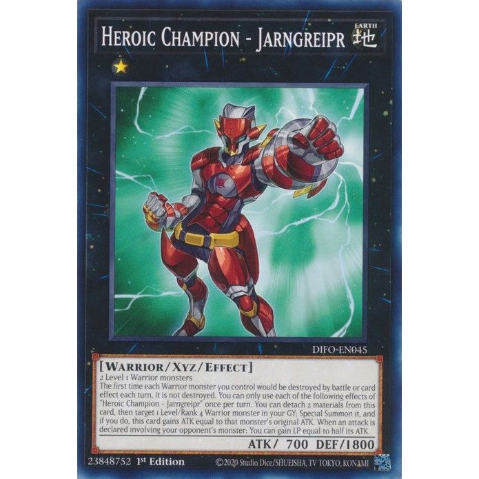 Image for Heroic Champion - Jarngreipr (DIFO-EN045) (DIFO) - YuGiOh