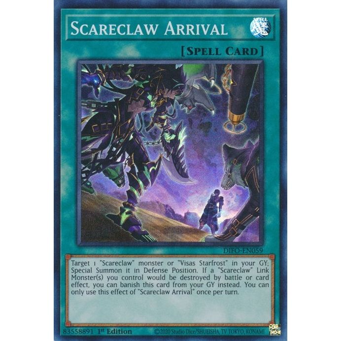 Image for Scareclaw Arrival (DIFO-EN059) (DIFO) - YuGiOh
