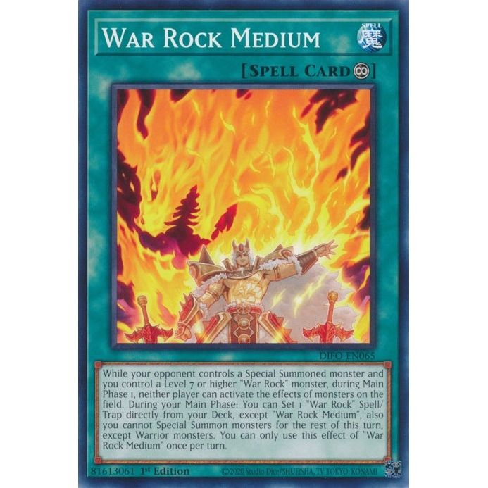 Image for War Rock Medium (DIFO-EN065) (DIFO) - YuGiOh