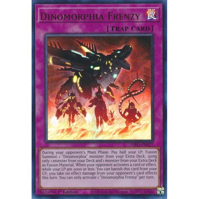 Image for Dinomorphia Frenzy (DIFO-EN077) (DIFO) - YuGiOh