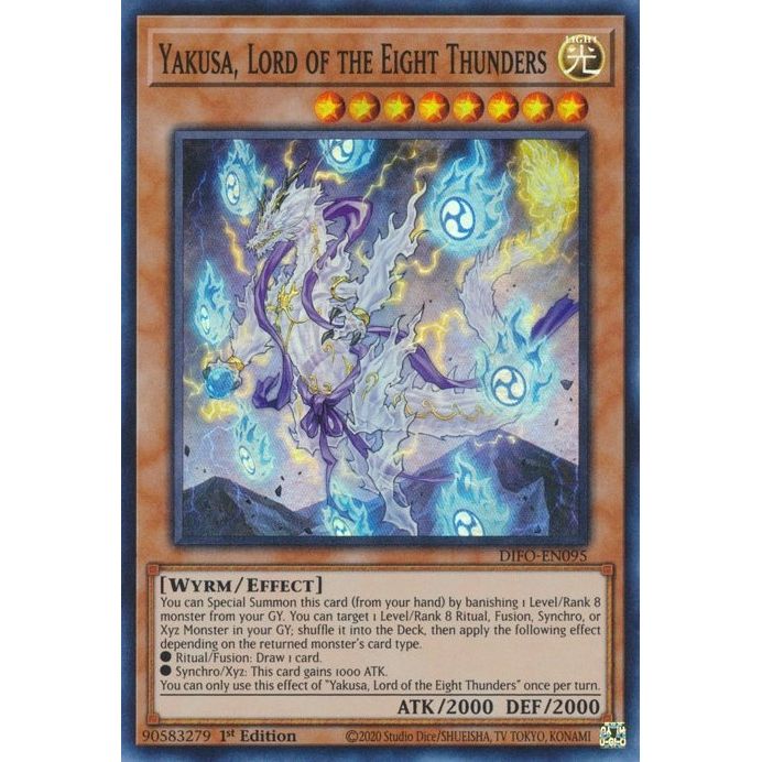 Image for Yakusa, Lord of the Eight Thunders (DIFO-EN095) (DIFO) - YuGiOh