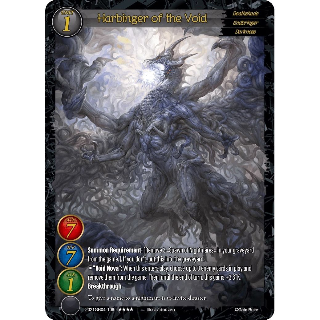 Image for Harbinger of the Void (2021GB04-106) - Gate Ruler