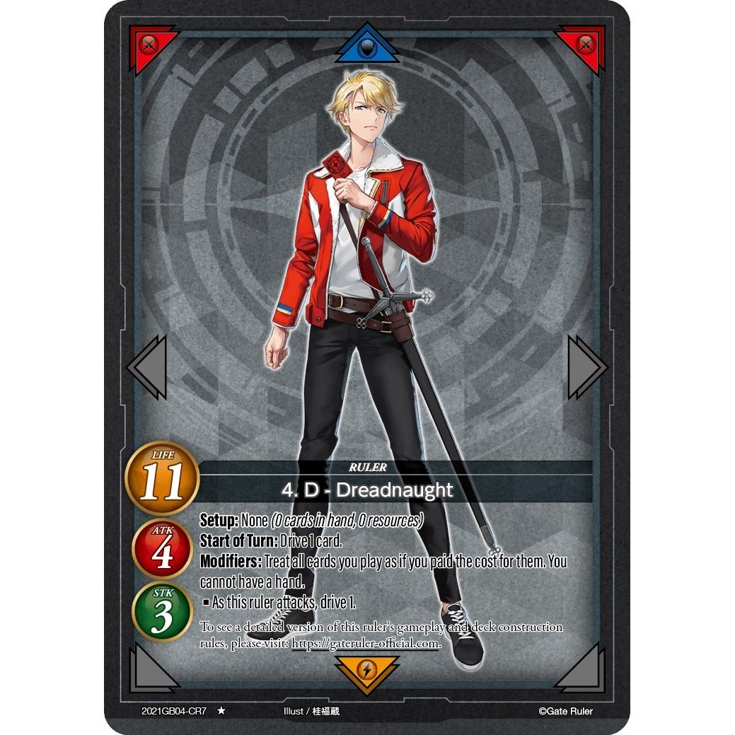 Image for 4. D - Dreadnaught (CR7) (2021GB04-CR7) - Gate Ruler