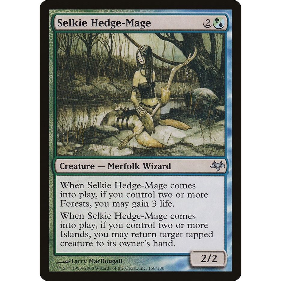 Image for Selkie Hedge-Mage (158) (EVE) - Magic: The Gathering