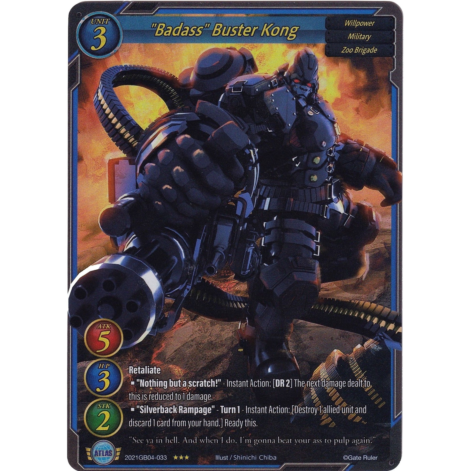 Image for "Badass" Buster Kong (Full Art) (2021GB04-033) - Gate Ruler