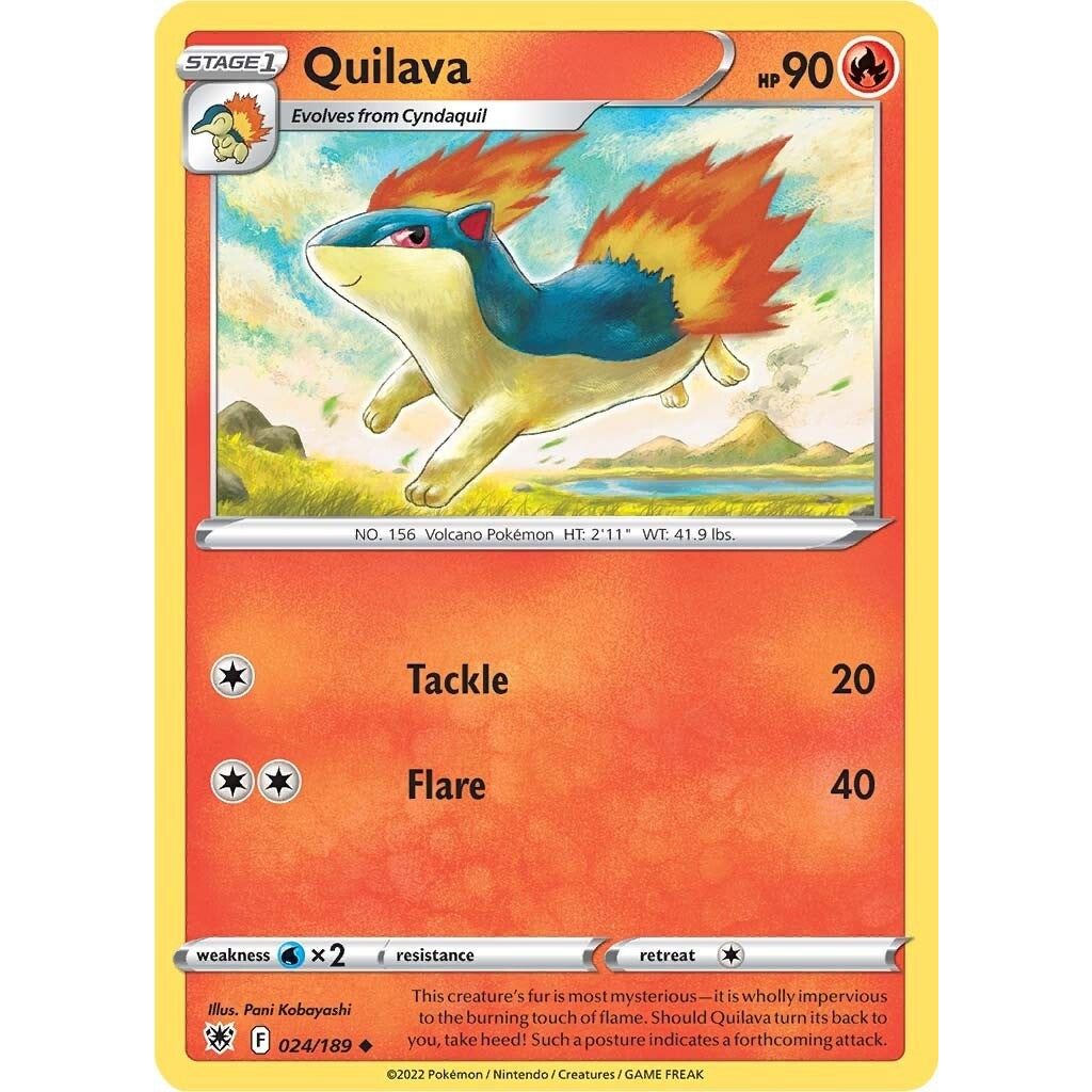 Image for Quilava (024/189) (SWSH10) - Pokemon