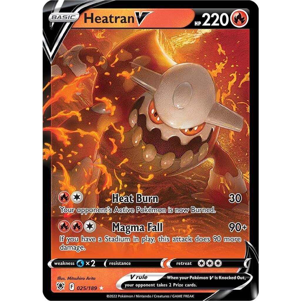 Image for Heatran V (025/189) (SWSH10) - Pokemon