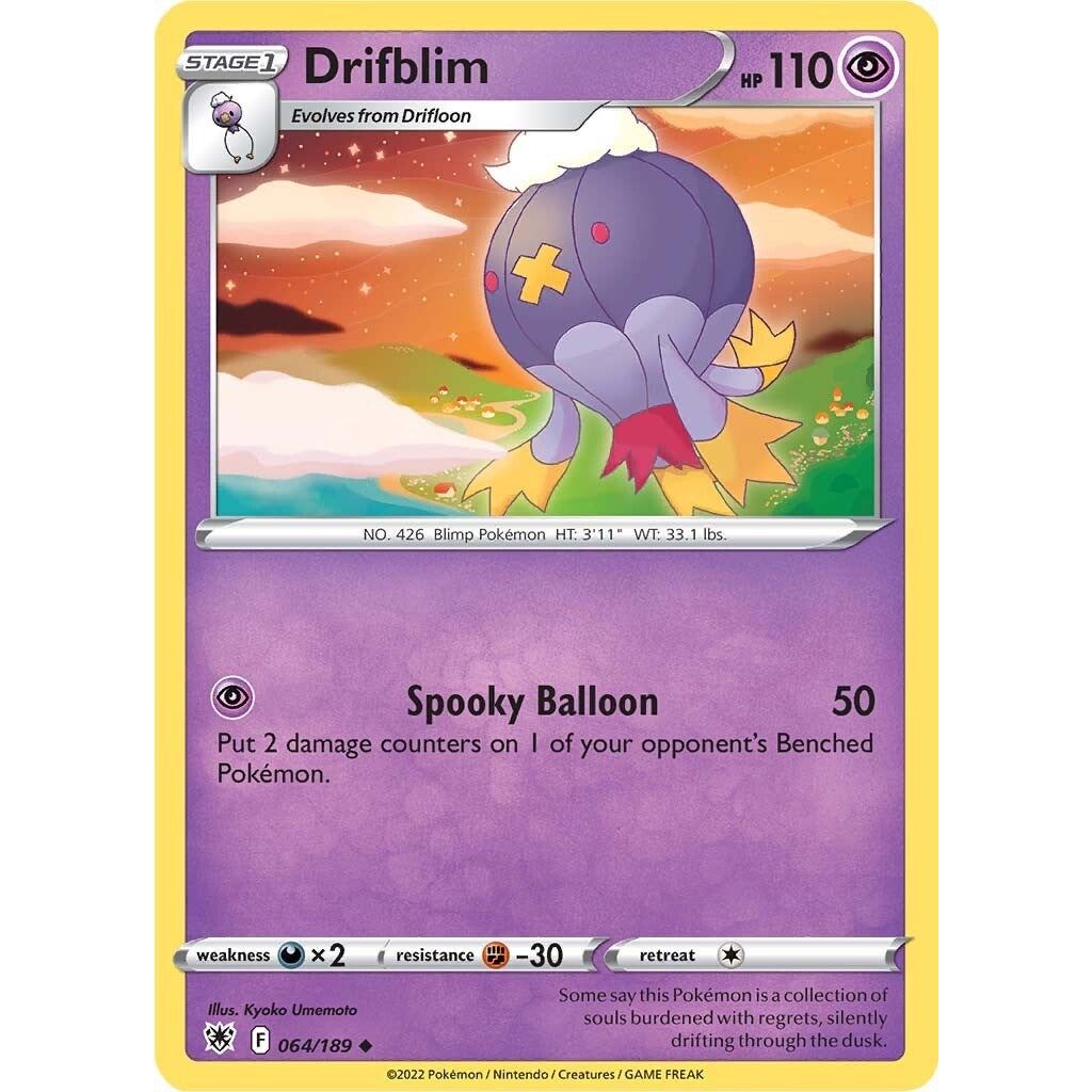 Image for Drifblim (064/189) (SWSH10) - Pokemon